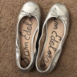 Sam Edelman Shoes - Silver Ballet Flats Sam Edelman Shoes - Silver Ballet Flats